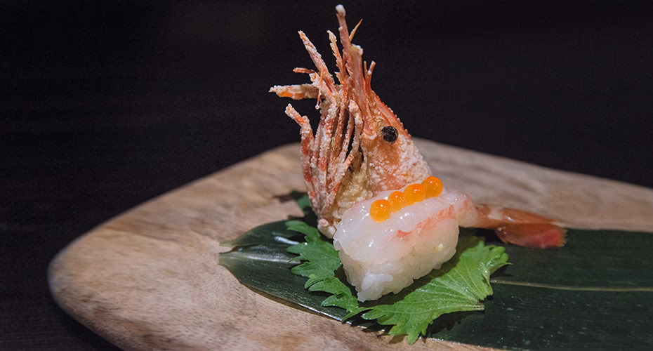 What is amaebi sushi?