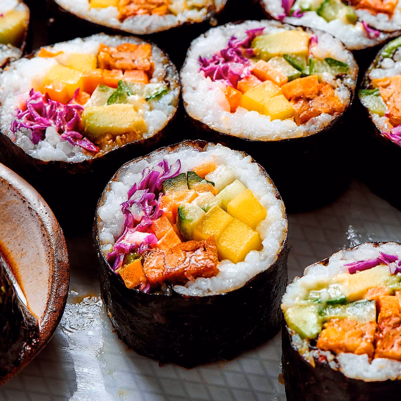 What are vegan sushi recipes?