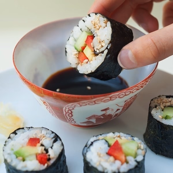 Wie kann man vegetarisches Sushi selber machen?