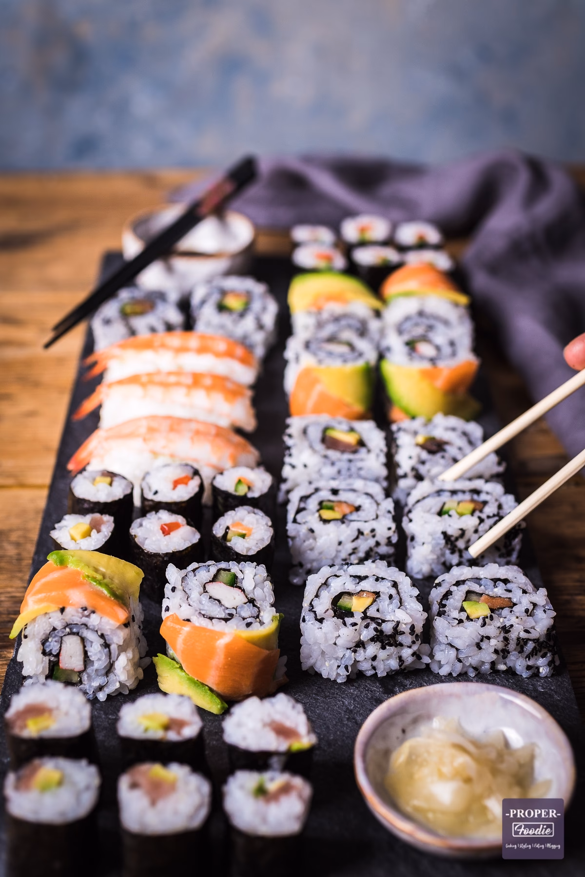 How do you make sushi taste good?