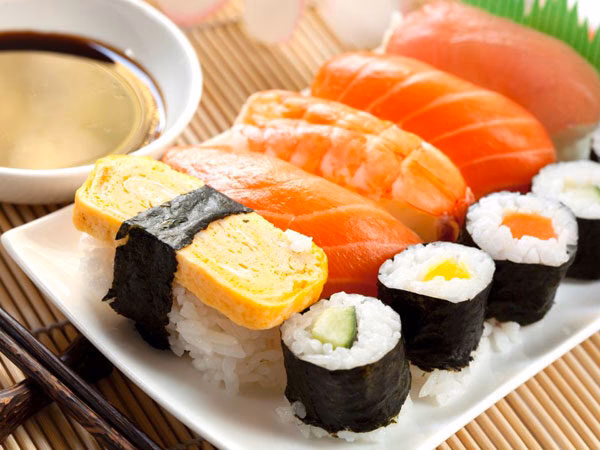 What are the different types of sushi origins?