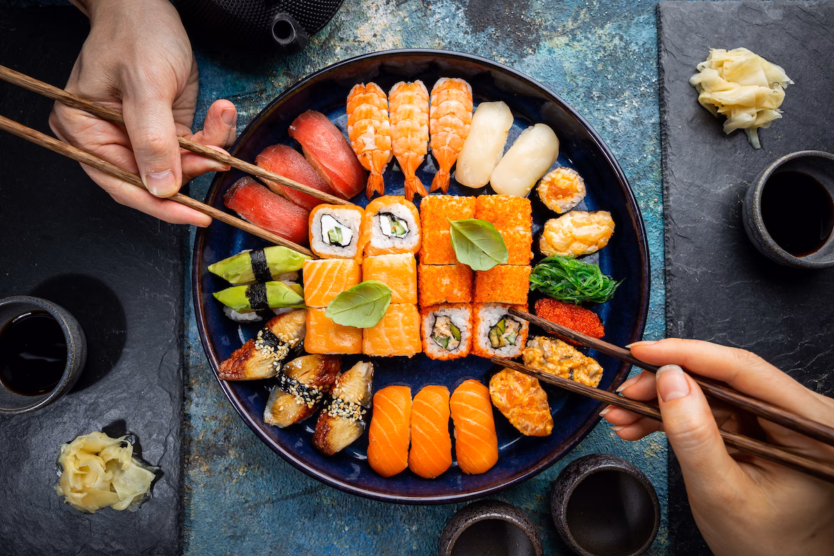 What are the different types of sushi origins?